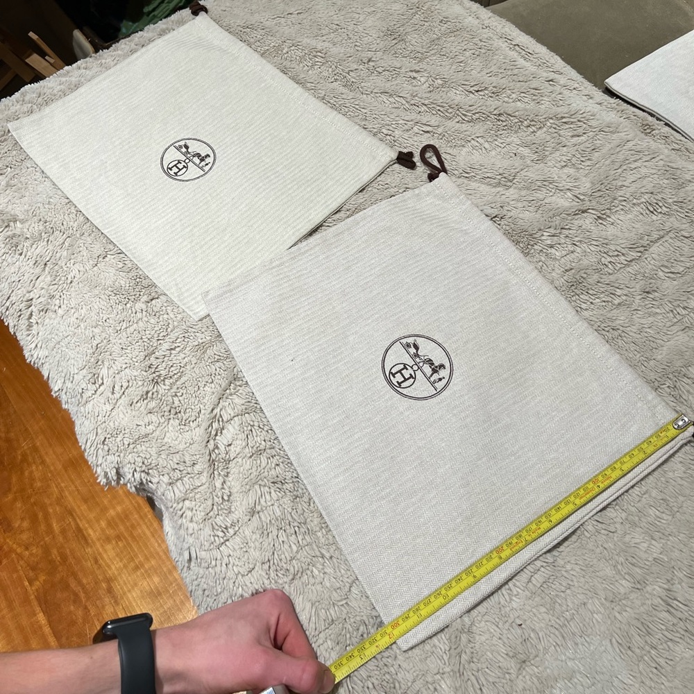 (Reposted due to selling error) 2 wide Hermes dust covers